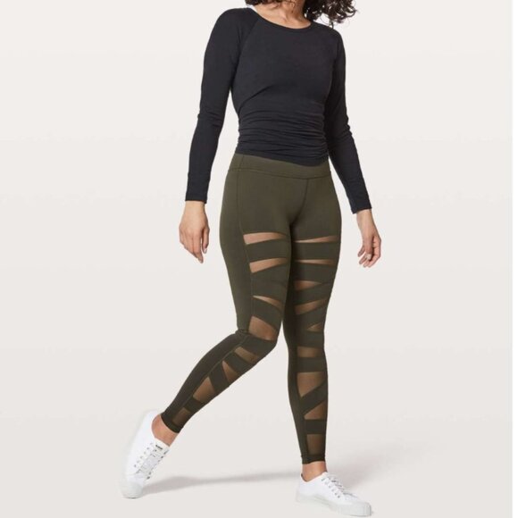 Lululemon SE Wunder Under Pant (Hi-Rise) Tech Mesh 28" - Picture 7 of 7